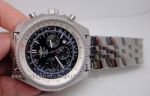 Replica Breitling For Bentley Motors Stainless Steel Black Chronograph Automatic Fashion Watch
